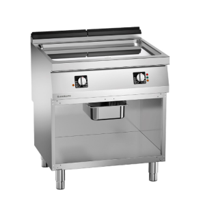 ELECTRIC GRIDDLE SMOOTH CHROMIUM PLATE ON CABINET