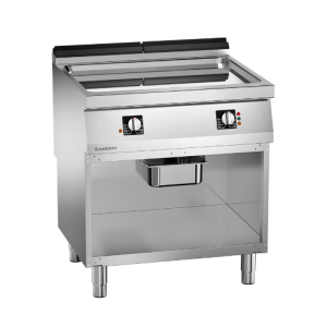 ELECTRIC GRIDDLE SMOOTH CHROMIUM PLATE ON CABINET