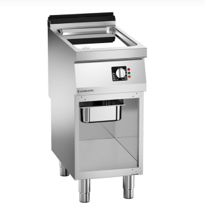 ELECTRIC GRIDDLE SMOOTH COMPOUND PLATE ON CABINET