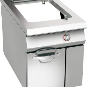 ELECTRIC GRIDDLE SMOOTH CHROMIUM PLATE ON CABINET